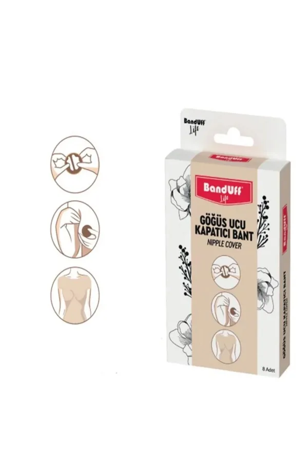 Banduff Life Nipple Tape Nipple Cover 8 pcs 2