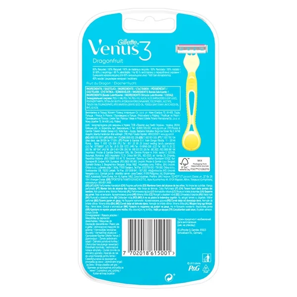 Obtenez une peau douce et un rasage tropical avec Gillette V 5