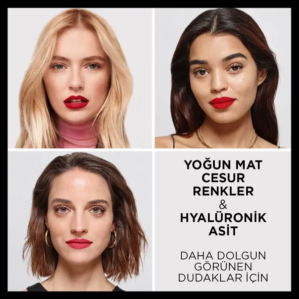 Loreal Paris Color Riche Intense Volume Matte Ruj - 346 Rouge Determination 3