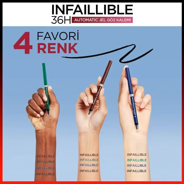 Loreal Paris Gel Infaillable Auto Liner Brown Eyeliner 004 4