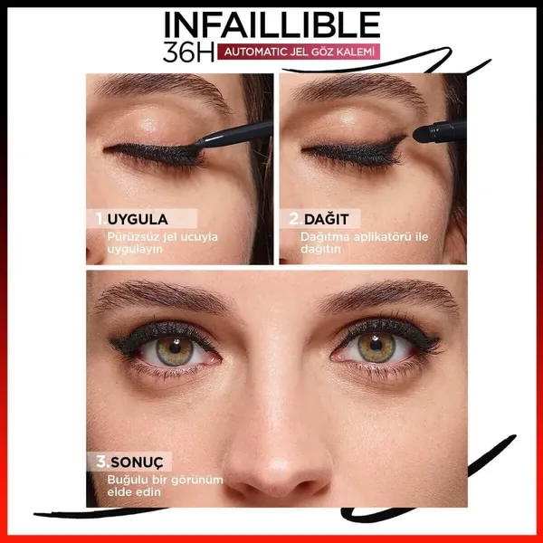 Loreal Paris Gel Infaillable Auto Liner Brown Eyeliner 004 6