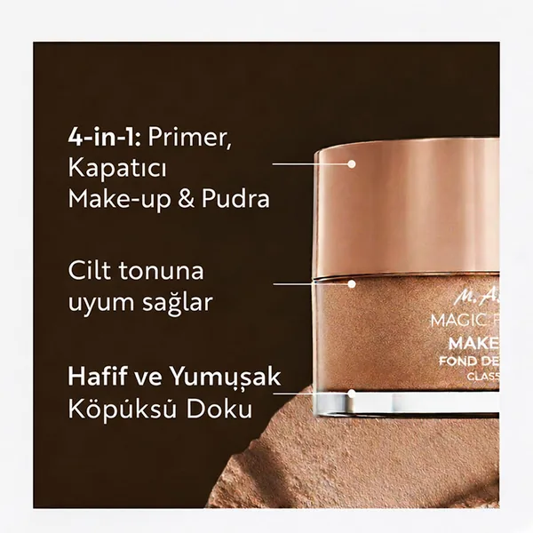 M. Asam Magic Finish Foundation Primer Concealer and Powder 30 ml 4
