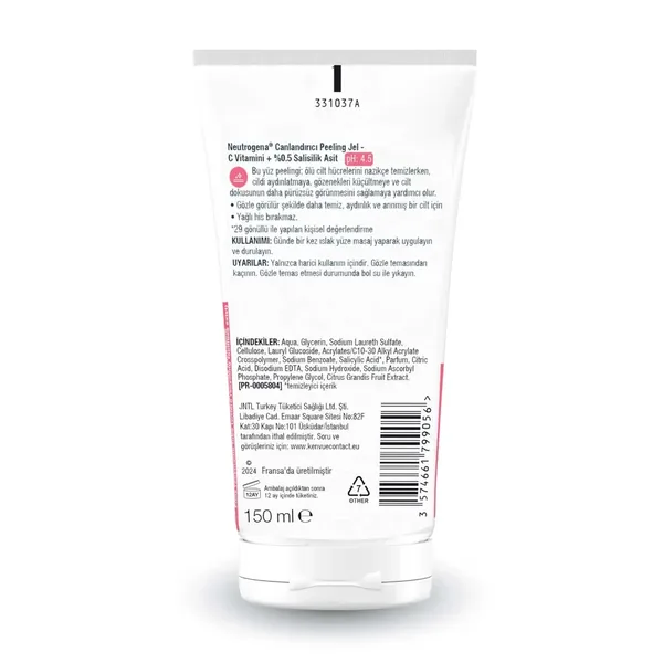 Neutrogena Pink Grapefruit Daily Peeling Gel 150ml 3