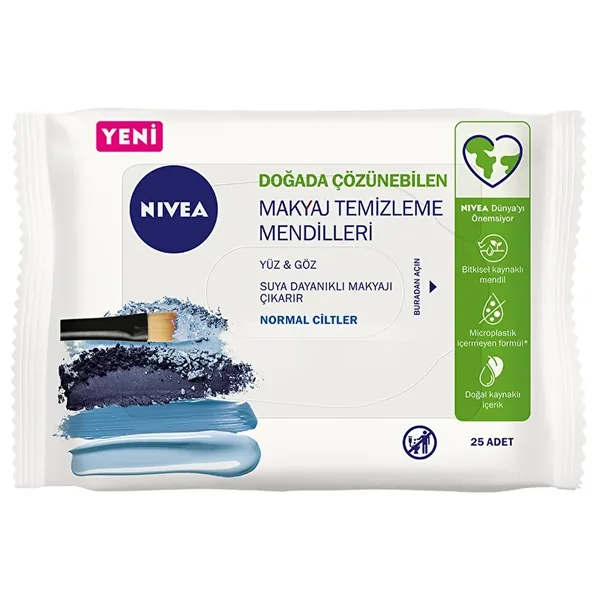 Nivea 3in1 Revitalizing Makeup Remover Wipes (Normal Combination Skin) 25 pcs