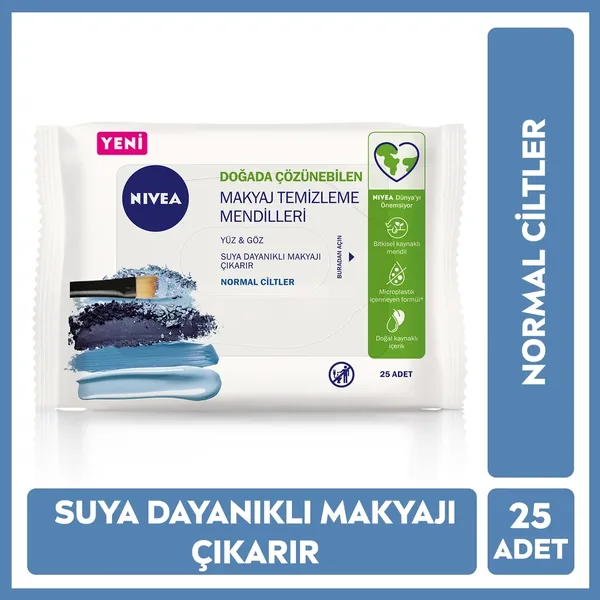 Nivea 3in1 Revitalizing Makeup Remover Wipes (Normal Combination Skin) 25 pcs 3