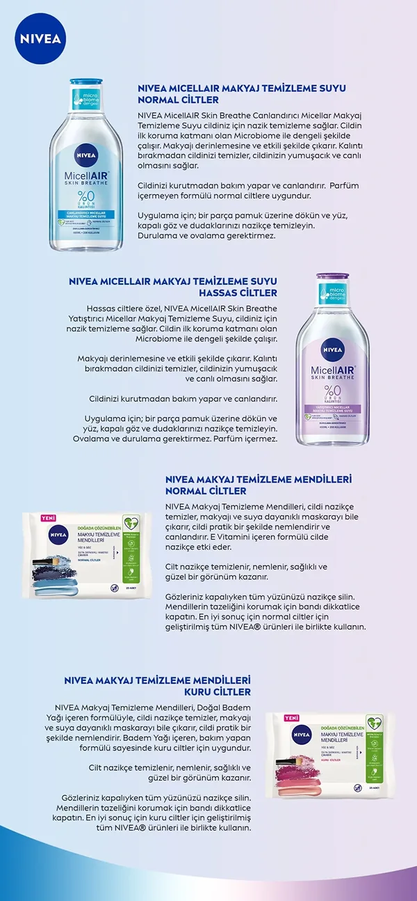 Nivea 3in1 Revitalizing Makeup Remover Wipes (Normal Combination Skin) 25 pcs 4