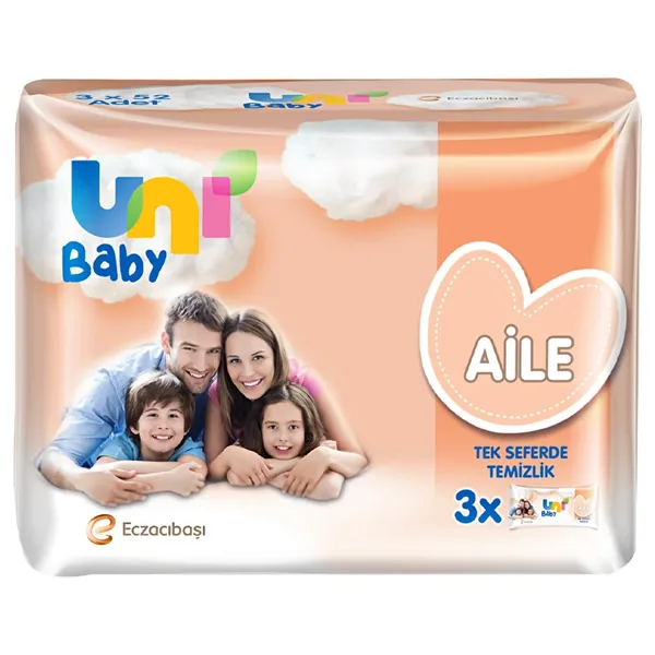 Uni Baby Aile Islak Mendil 3x52 Adet