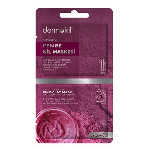 Dermokil Detoks Etkili Pembe Kil Maskesi 15 ml 2