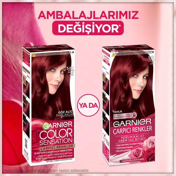 Garnier Striking Colors Hair Dye - 5.62 Brilliant Ruby Red 6