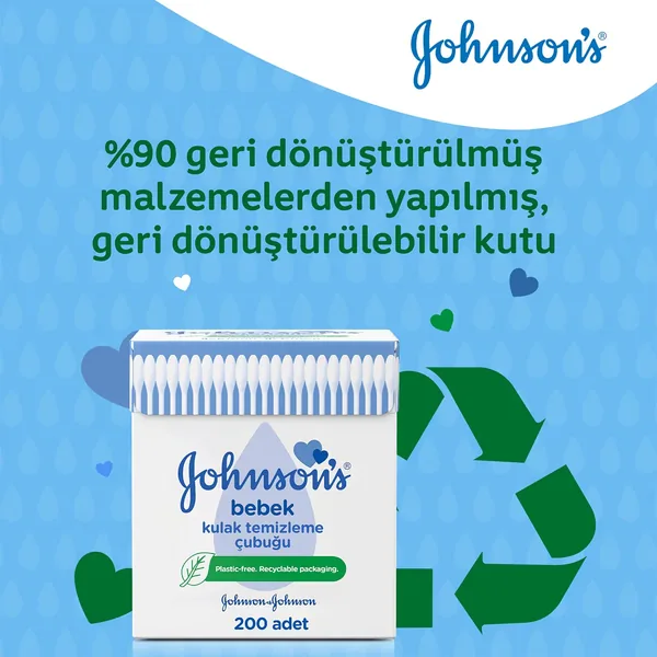 Johnsons Cotton Buds Ear Cleaning Swab 200 pcs 3