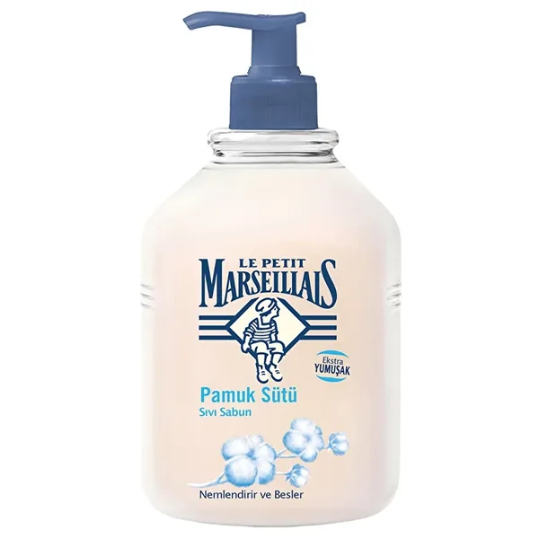 Le Petit Marseillais Cotton Milk Liquid Soap 500 ml 4