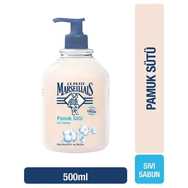Le Petit Marseillais Cotton Milk Liquid Soap 500 ml 6