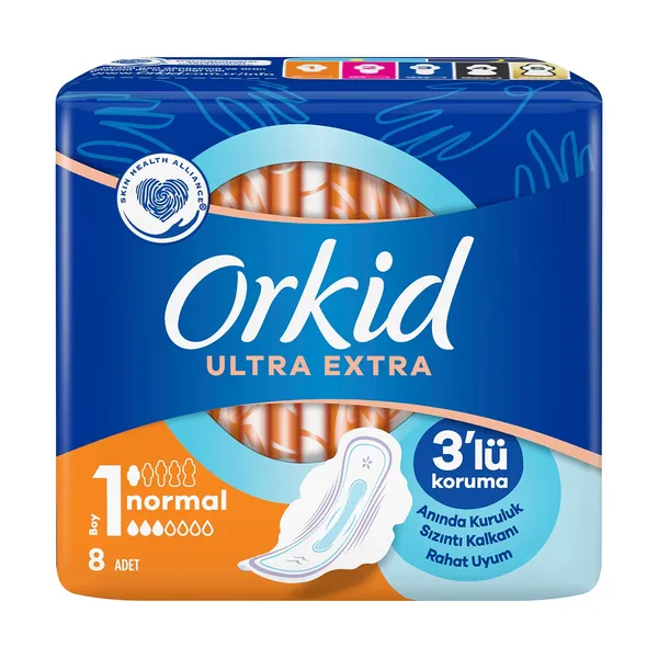 Orkid Ultra Normal Binden 8 Stück 2