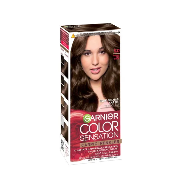 Garnier Striking Colors Hair Color 5.0 Brilliant Light Brown 2