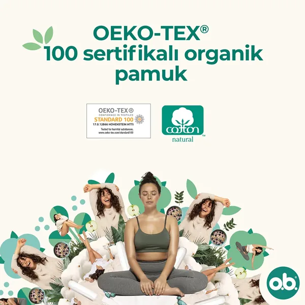 O.B. Bio-Baumwolle Super Tampons - 16 Stück 4