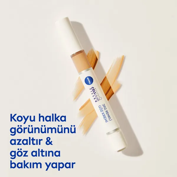 Nivea Hyaluron Cellular Filler 3in1 Tinted Eye Cream Medium Shade 4 ml 2