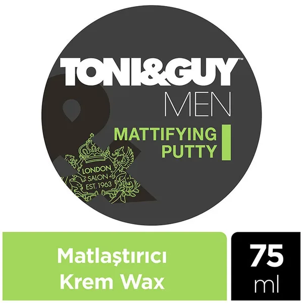 Toni Guy Natural and Matte Finish Styling Cream Wax 75 ml 3