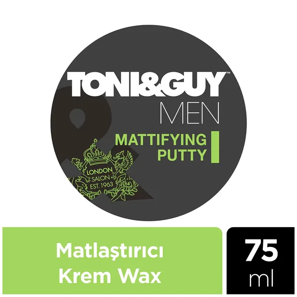Toni Guy Natural and Matte Finish Styling Cream Wax 75 ml 4