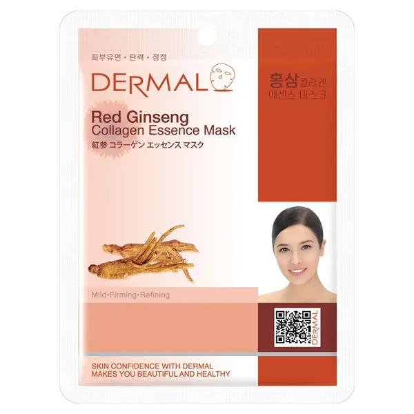 Dermal Red Ginseng Extract Collagen Mask 23 gr 2