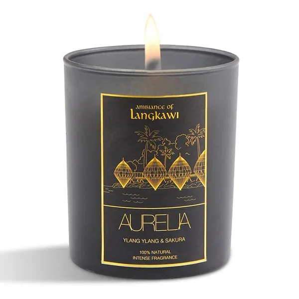 Aurelia Geneve Ylang Ylang &amp; Sakura Blüte Kerze 180g 3