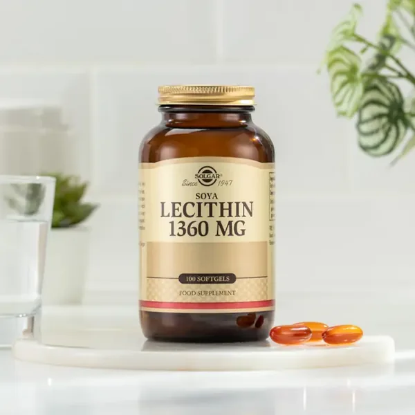 Solgar Lecithin 1360 mg 100 Soft Gelatin Capsule 2