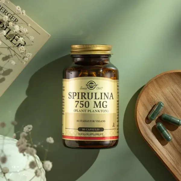 Solgar Spirulina 750 Mg 80 Capsules 2