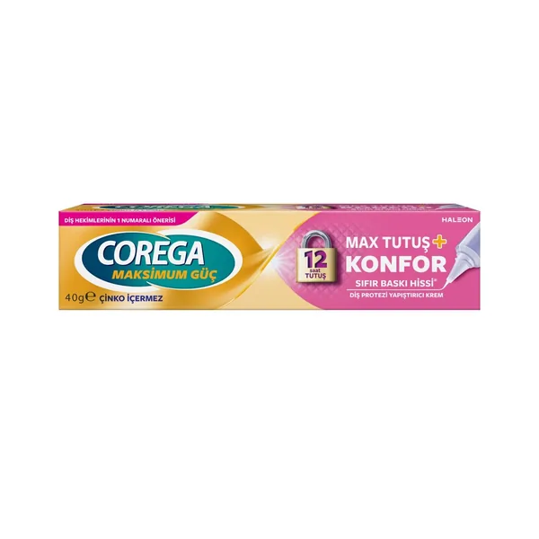 Corega Max Hold Comfort Denture Adhesive Cream 40 gr