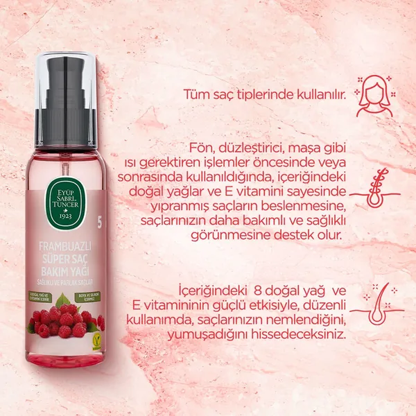 Eyüp Sabri Tuncer Raspberry Super Hair Care Oil 100 ml 3