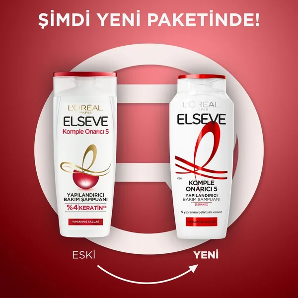 Elseve Complete Barrier Restoring 5 Reconstructing Care Shampoo 300 ml 6