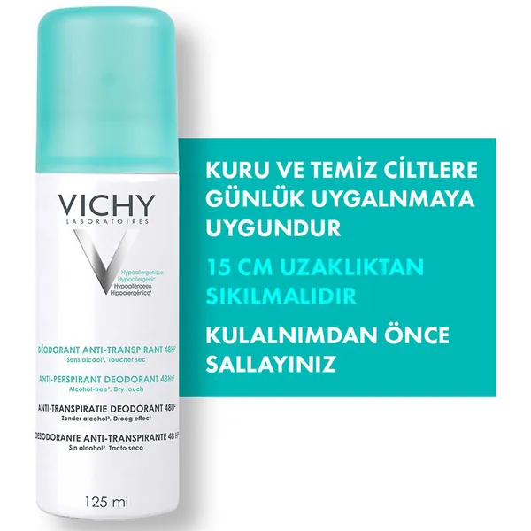 Restez Frais 24h : Déodorant Anti-Transpirant Vichy 125ml 4