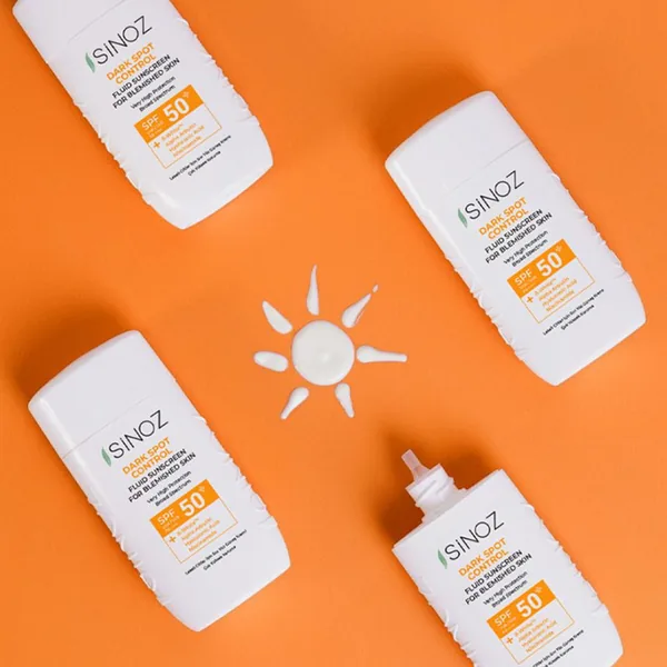 احصلي على بشرة مشرقة: واقي شمس Sinoz Spf50+ للبقع 4