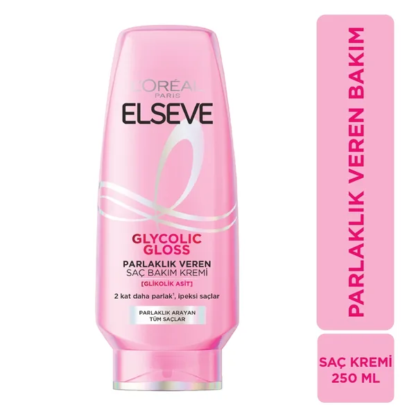Elseve Glycolic Gloss Shine-Giving Hair Care Cream 250 ml