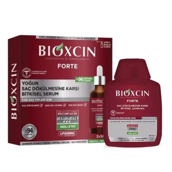 استمتع بشعر أقوى وأكثر كثافة مع سيروم Bioxcin Forte