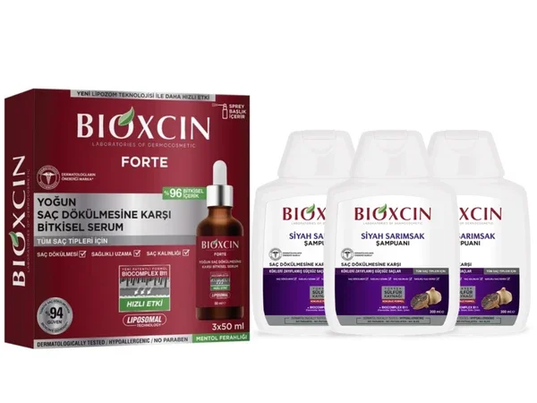 استمتع بشعر أقوى وأكثر كثافة مع سيروم Bioxcin Forte 2