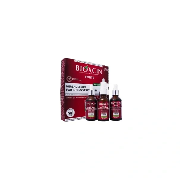 استمتع بشعر أقوى وأكثر كثافة مع سيروم Bioxcin Forte 4