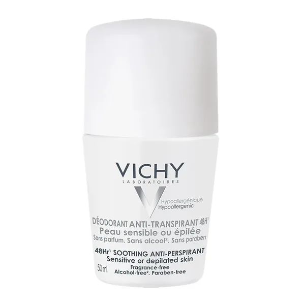 Vichy مضاد للتعرق المركز رول للبشرة الحساسة من فيتشي 50 مل