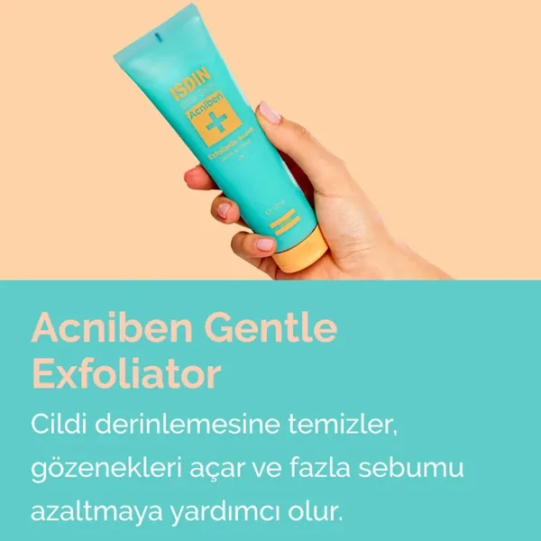 Очистите кожу: ISDIN Acniben Gentle Exfoliant Gel для матово 4