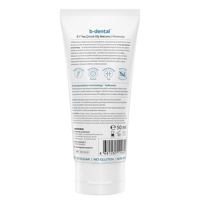 ابتسامة صحية: معجون أسنان b-good b-dental للأطفال 3-7 سنوات 2