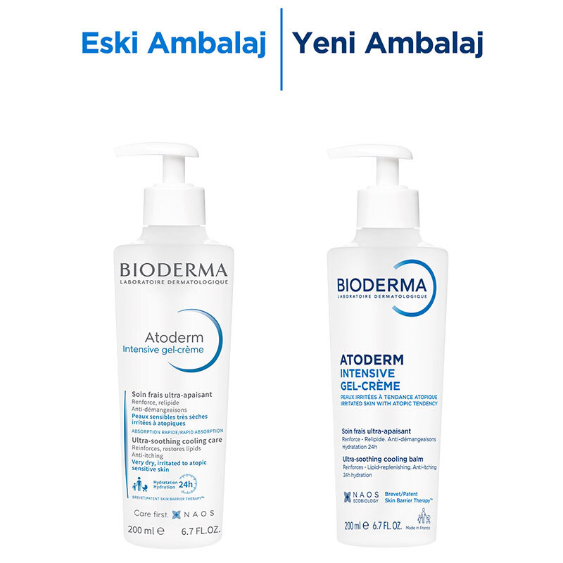 Apaisez votre peau : Crème-Gel Bioderma Atoderm Intensive 3