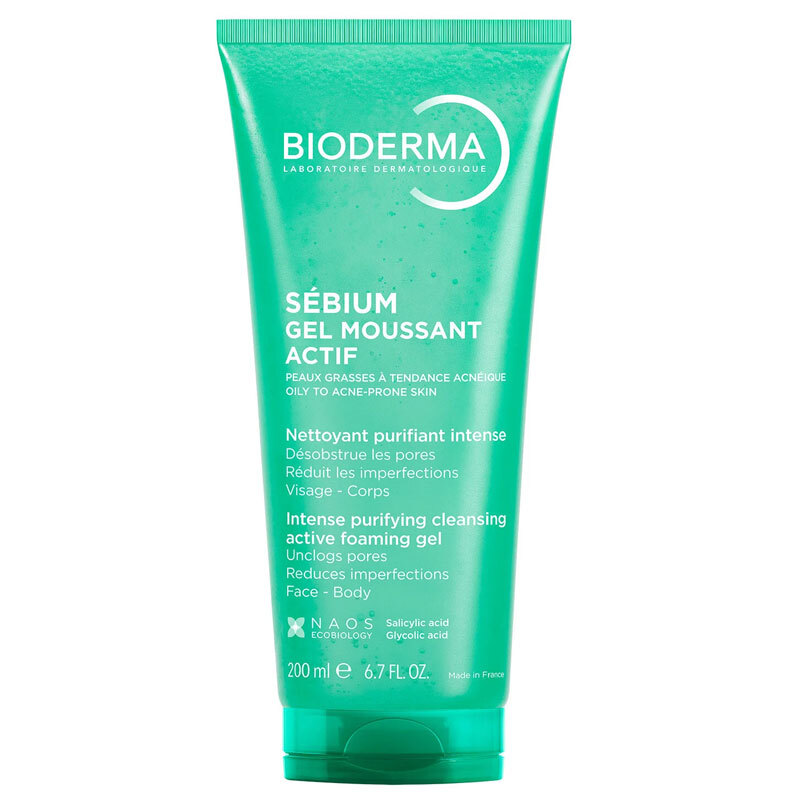 Révélez une peau nette : Gel Moussant Actif Bioderma Sébium