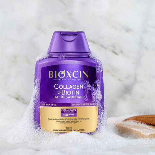 Bioxcin Kollagen &amp; Biotin Volumen Shampoo für gesundes Haar 3