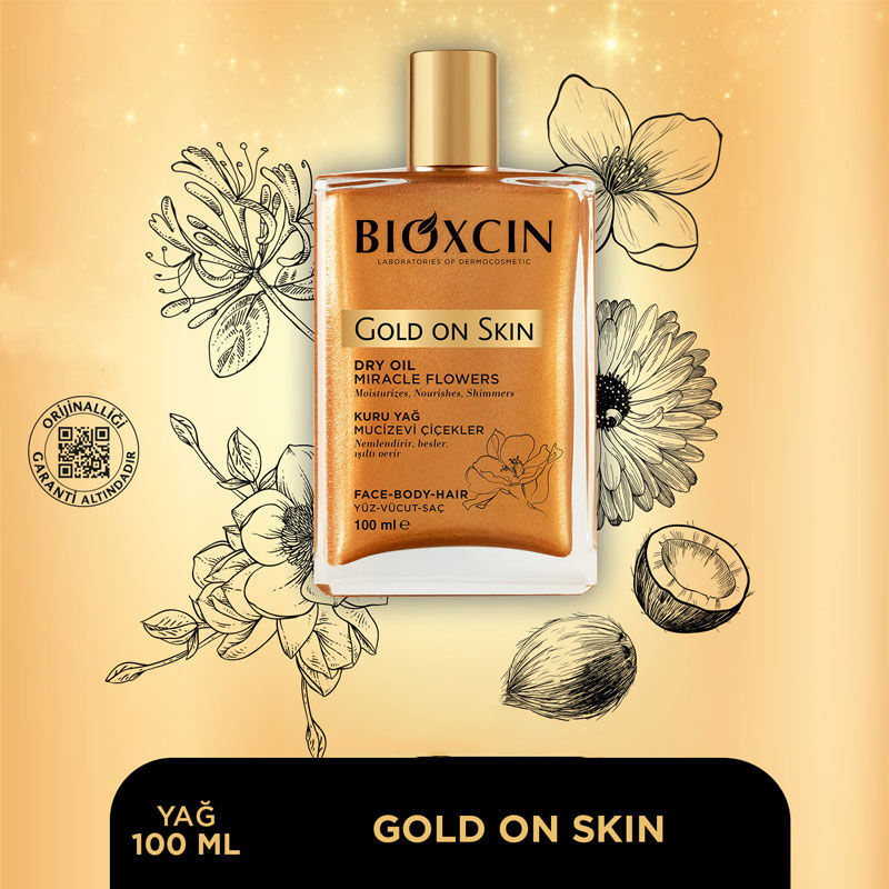 Bioxcin زيت بيوكسين جولد للبشرة الجافة 100 مل 4