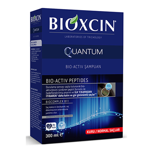Bioxcin شامبو بيوكسين كوانتم المضاد لتساقط الشعر للشعر الجاف إلى العادي 300 مل 2