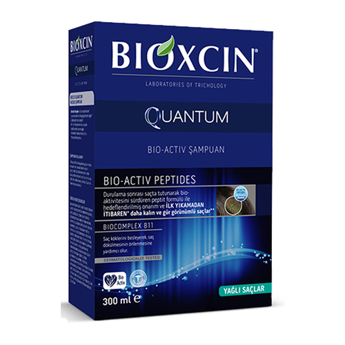 Bioxcin شامبو بيوكسين كوانتم المضاد لتساقط الشعر للشعر الدهني 300 مل 3