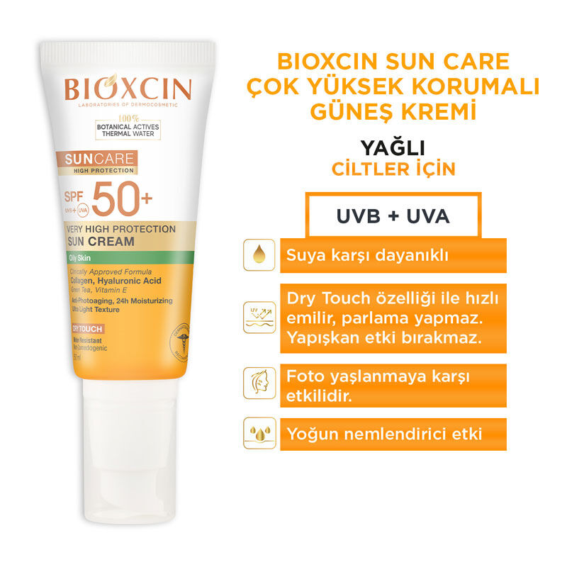 Bioxcin بيوكسين صن كير واقي شمس عالي الحماية للبشرة الدهنية بعامل حماية 50+ 50 مل 3