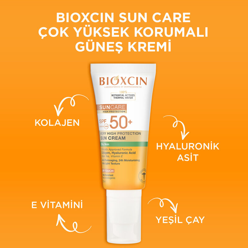 Bioxcin بيوكسين صن كير واقي شمس عالي الحماية للبشرة الدهنية بعامل حماية 50+ 50 مل 4