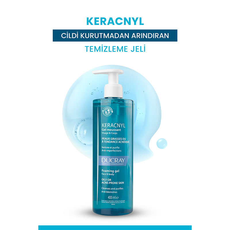Purifiez votre peau : Gel Nettoyant Ducray Keracnyl 400 ml 2