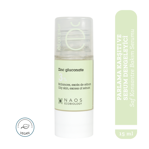 Etat Pur Pure Active Zinc Gluconate 3% Anti-Shine Pure Concentrated Care 15 ml 2