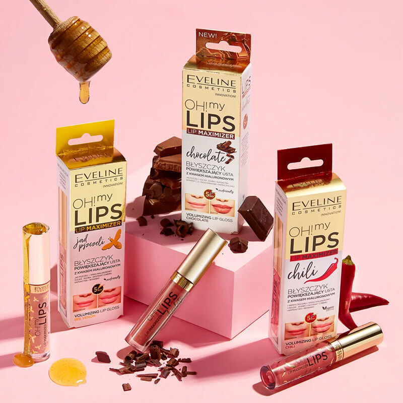 احصلي على شفاه ممتلئة وناعمة مع ملمع Eveline Oh My Lips 4