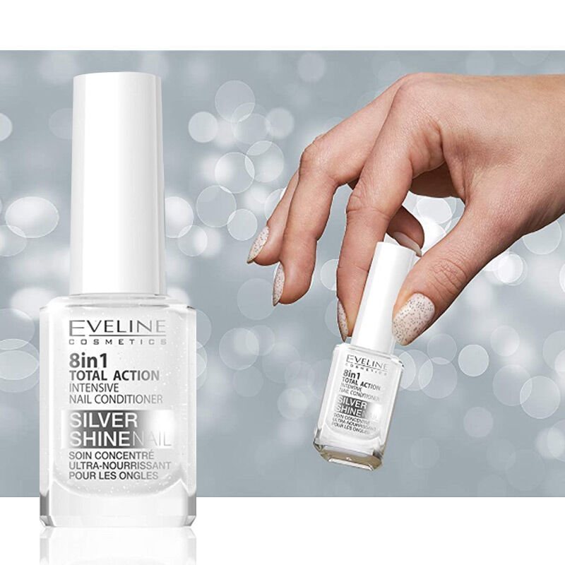 أظافر أقوى وأكثر لمعانًا مع Eveline Silver Shine 3